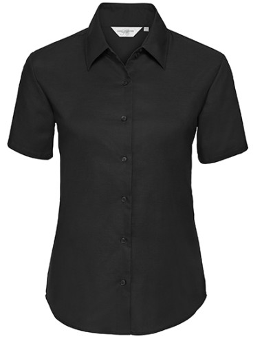 R-R-933F-0-Ladies Short Sleeve Easy Care Oxford Shirt